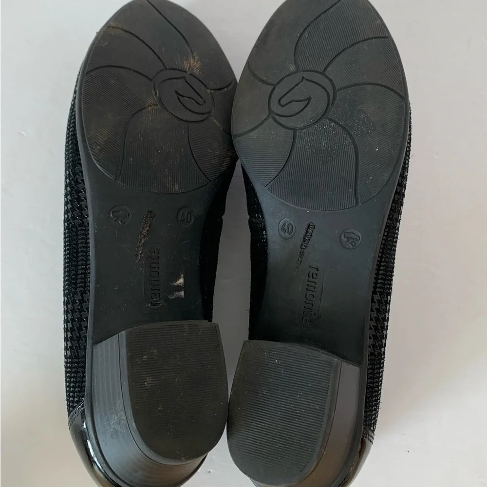 Remonte Black Soft Leather Dress Shoe Loafer